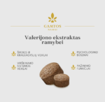 GAMTOS NAMAI VALERIJONO EKSTRAKTAS RAMYBEI, 60 tablečių [GALIOJIMAS 2026-10] - Image 2