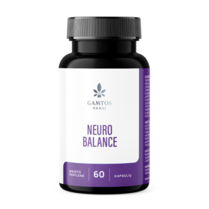 GAMTOS NAMAI NEURO BALANCE, 60 kietųjų kapsulių