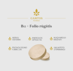 GAMTOS NAMAI Vitaminas B12 su FOLIO RŪGŠTIMI, 90 tablečių - Image 2