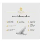 GAMTOS NAMAI MAGNIO KOMPLEKSAS - 5 magnio druskos vienoje kapsulėje, 120 kapsulių - Image 2