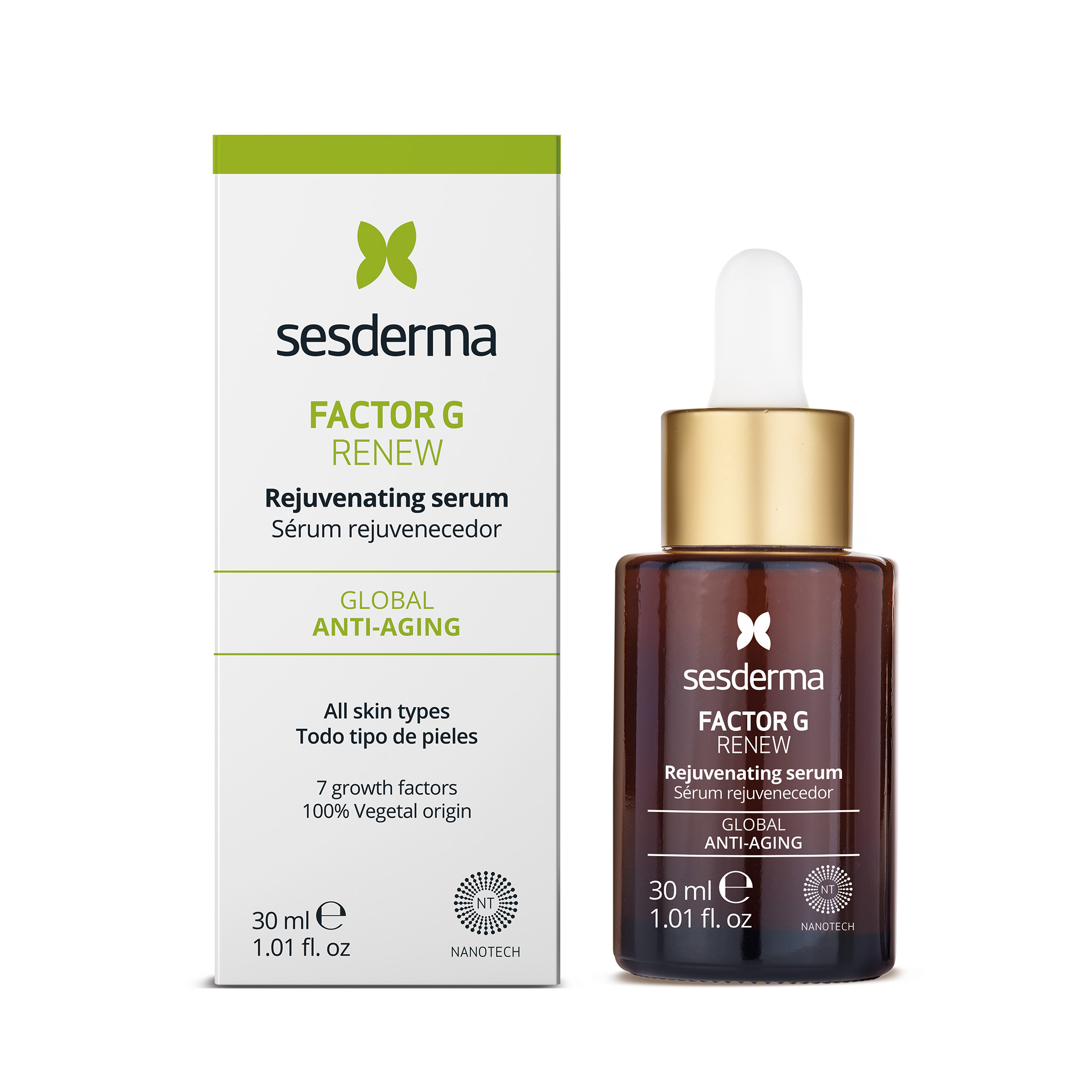 8429979417541 SESDERMA odą atstatantis serumas su augimo faktoriais FACTOR G, 30 ml - Image 1