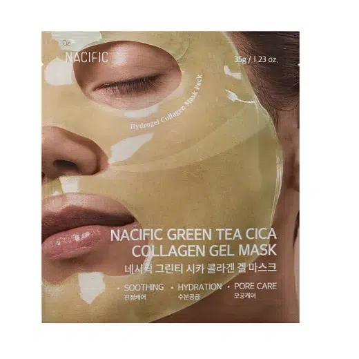 nacifik NACIFIC Green Tea Cica kolageno gelinė kaukė 35g