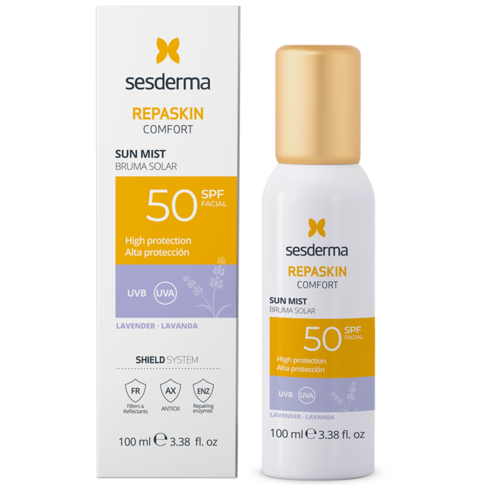 sesderma-repaskin-comfort-apsaugine-veido-dulksna-nuo-saules-su-levandu-aromatu-spf50-10-ml SESDERMA apsauginė veido dulksna nuo saulės su levandų aromatu REPASKIN COMFORT SPF50, 100 ml - Image 1