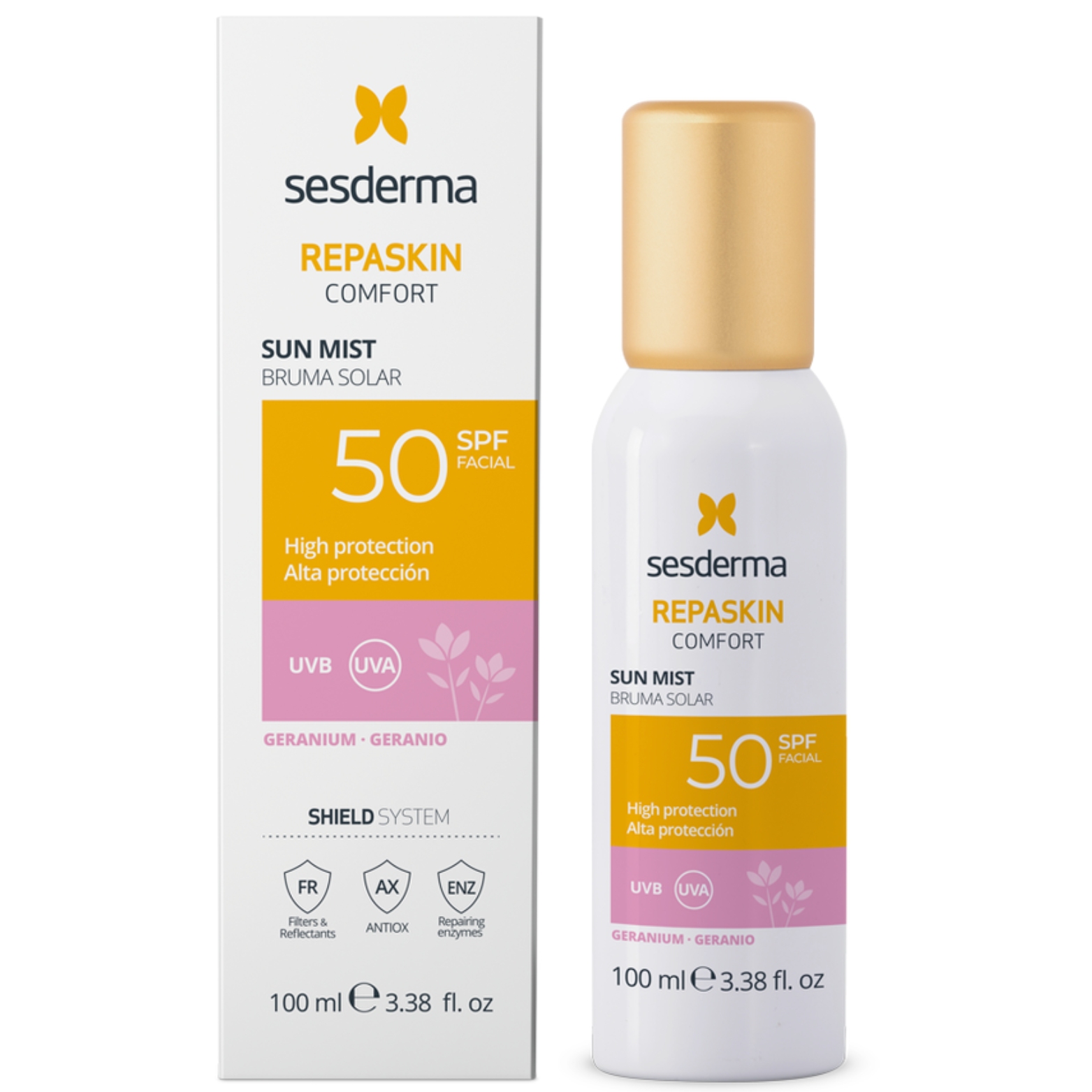sesderma-repaskin-comfort-apsaugine-veido-dulksna-nuo-saules-su-pelargoniju-aromatu-spf50-100-ml SESDERMA apsauginė veido dulksna nuo saulės su pelargonijų aromatu REPASKIN COMFORT SPF50, 100 ml - Image 1