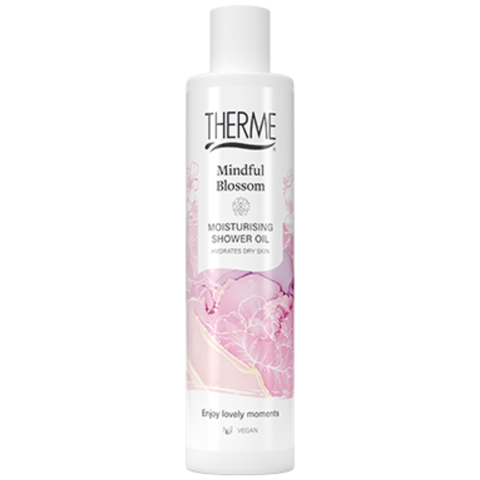 therme-mindful-blossom-moisturising-shower-oil-250ml THERME mindful blossom drėkinantis dušo aliejus, 250 ml - Image 1