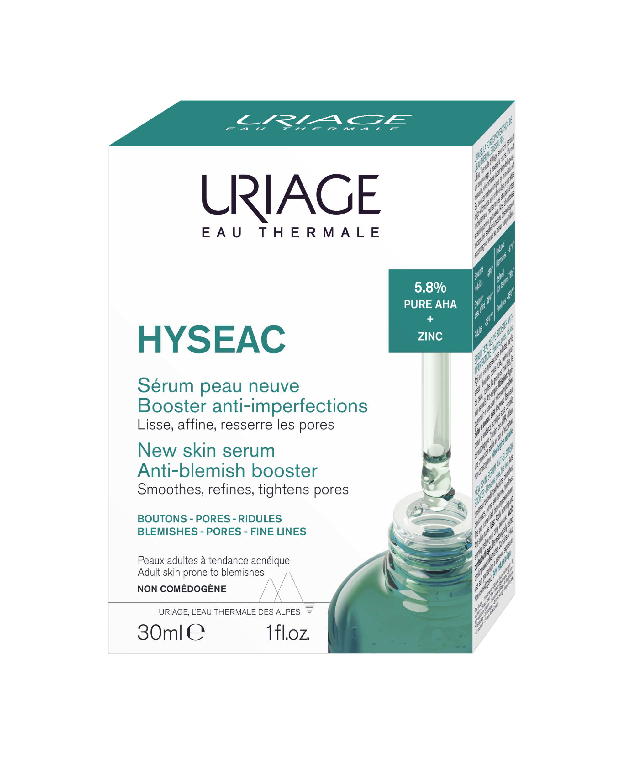3661434010101pak.png URIAGE, HYSEAC veido serumas BOOSTER, 30ml - Image 1