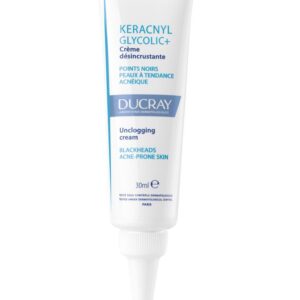 DUCRAY blizgesį šalinantis kremas į aknę linkusios odos KERACNYL GLYCOLIC+ , 30 ml