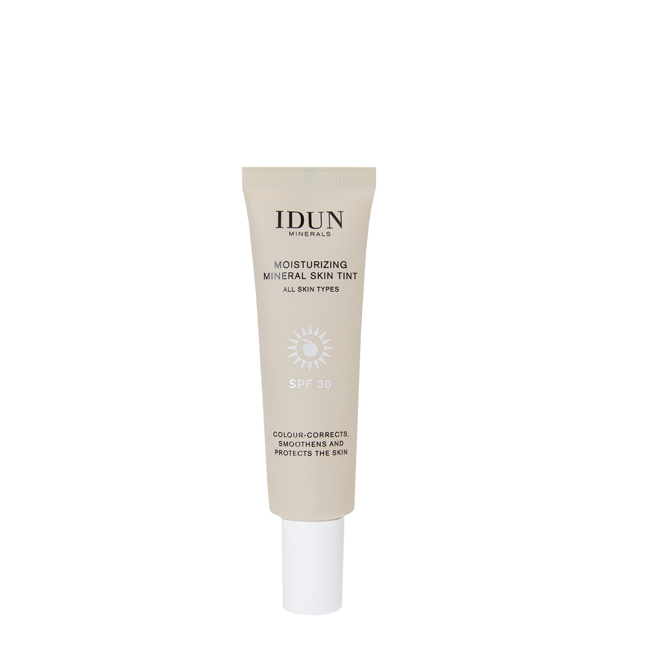 7340074714179 IDUN Minerals SKIN TINT drėkinamasis veido kremas su atspalviu SPF 30, Light Neutral Nr. 1417, 27 ml - Image 1