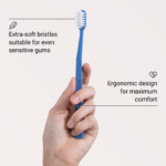 ALPINE WHITE Soft Toothbrush švelnus dantų šepetėlis, 1 vnt. - Image 2