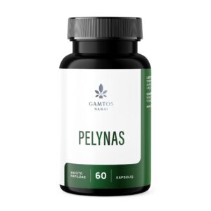 Pelyno kapsulės virškinimo sistemai palaikyti