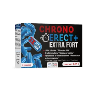 Chrono Erect Extra Fort potencijai 4 kapsulės pakuotė