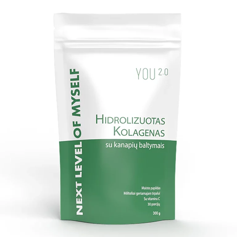 YOU 2.0 hidrolizuotas kolagenas su kanapių baltymais 300 g