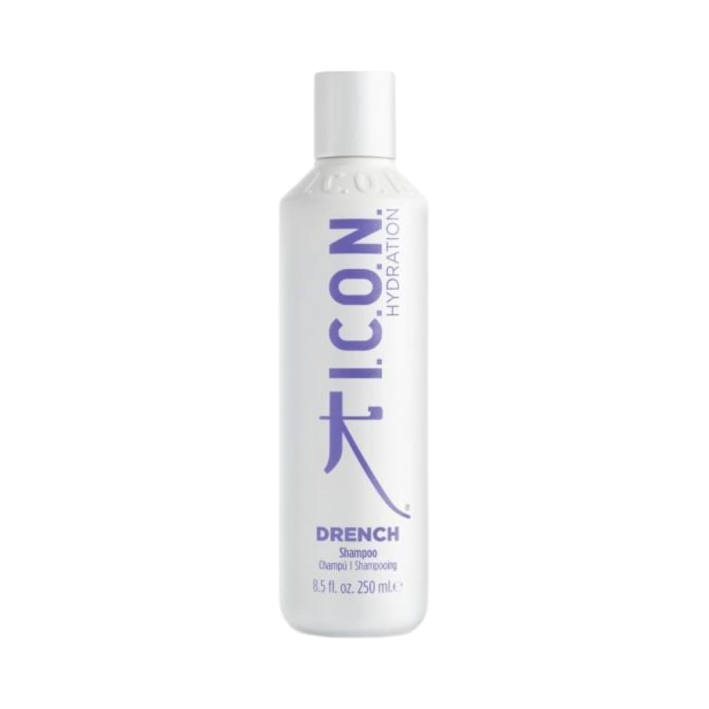 I.C.O.N.-drekinantis-sampunas-Drench-250ml-min šampūnas pažeistiems ir išsausėjusiems plaukams