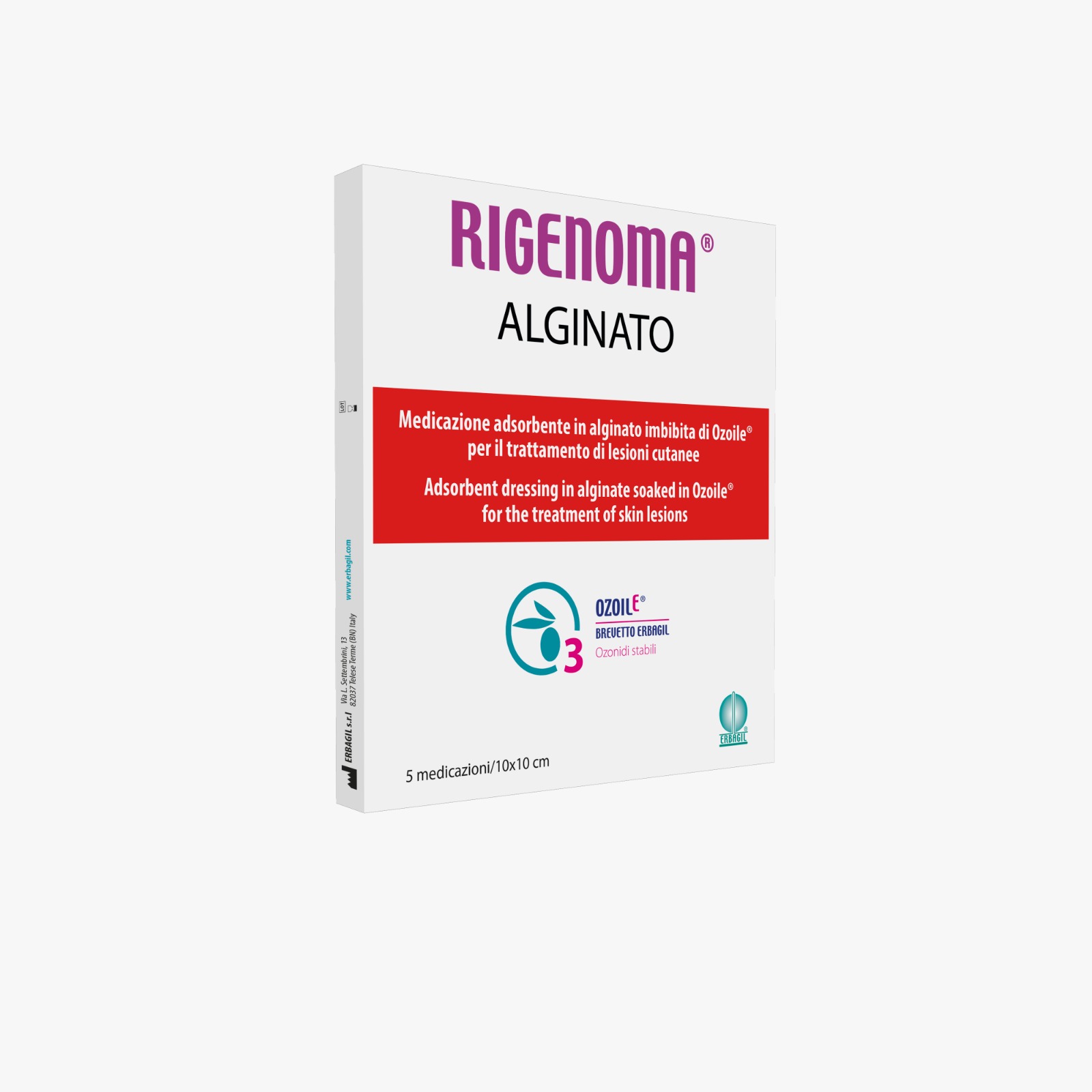 RIGENOMA® Alginate tvarstis, 5 vnt. RIGENOMA® Alginate