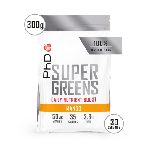 Super-Greens_web PhD® Super Greens milteliai 300g - Image 1