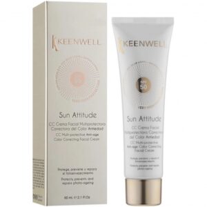 Keenwell Sun Attitude CC kremas su spalva SPF 50 – drėkinantis, apsauginis, švytinčiai odai
