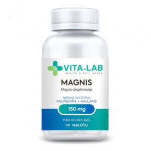 Vita-Lab magnio bisglicinatas 150 mg tabletės nervams