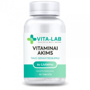 Vita-Lab vitaminai akims su liuteinu tabletės regėjimui