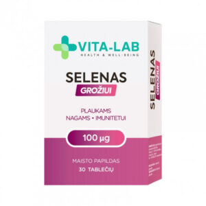 Selenas 100 mcg VITA-LAB tabletės imunitetui