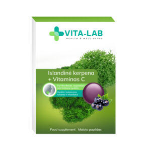 pastilės su islandine kerpena VITA-LAB