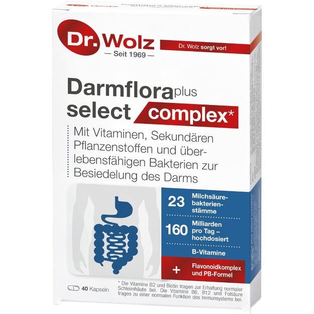 complex Dr. Wolz Darmflora plus select complex, 80 kapsulių - Image 1