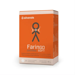 FARINGO SOFT pastilės gerklei N20 pakuotė