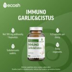 ECOSH Immuno Garlic&Cistus, 60 kapsulių - Image 2