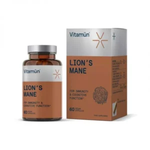 Vitamun Lion’s Mane kapsulės N60 pakuotė