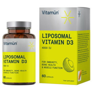Vitamun Liposomal Vitamin D3 kapsulės N60 pakuotė