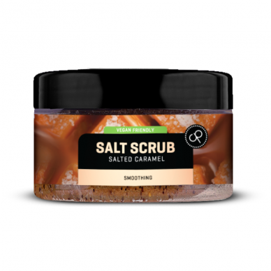 cosmepick-glotninamasis-druskos-kuno-sveitiklis-surios-karameles-kvapo-200-ml COSMEPICK glotninamasis druskos kūno šveitiklis sūrios karamelės kvapo, 250 g - Image 1