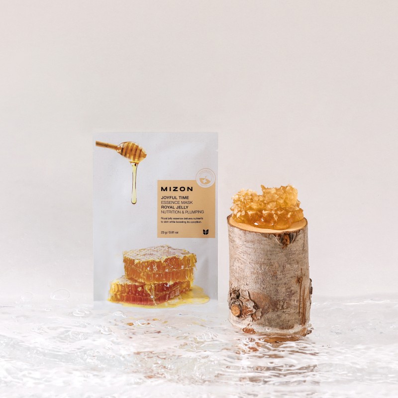 02_MIZ888890113 Veido kaukė Joyful Time Essence Mask Royal Jelly MIZ888890113, 23 g - Image 1