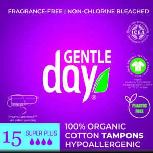 GENTLE DAY tamponai SUPER PLIUS, 15 vnt.