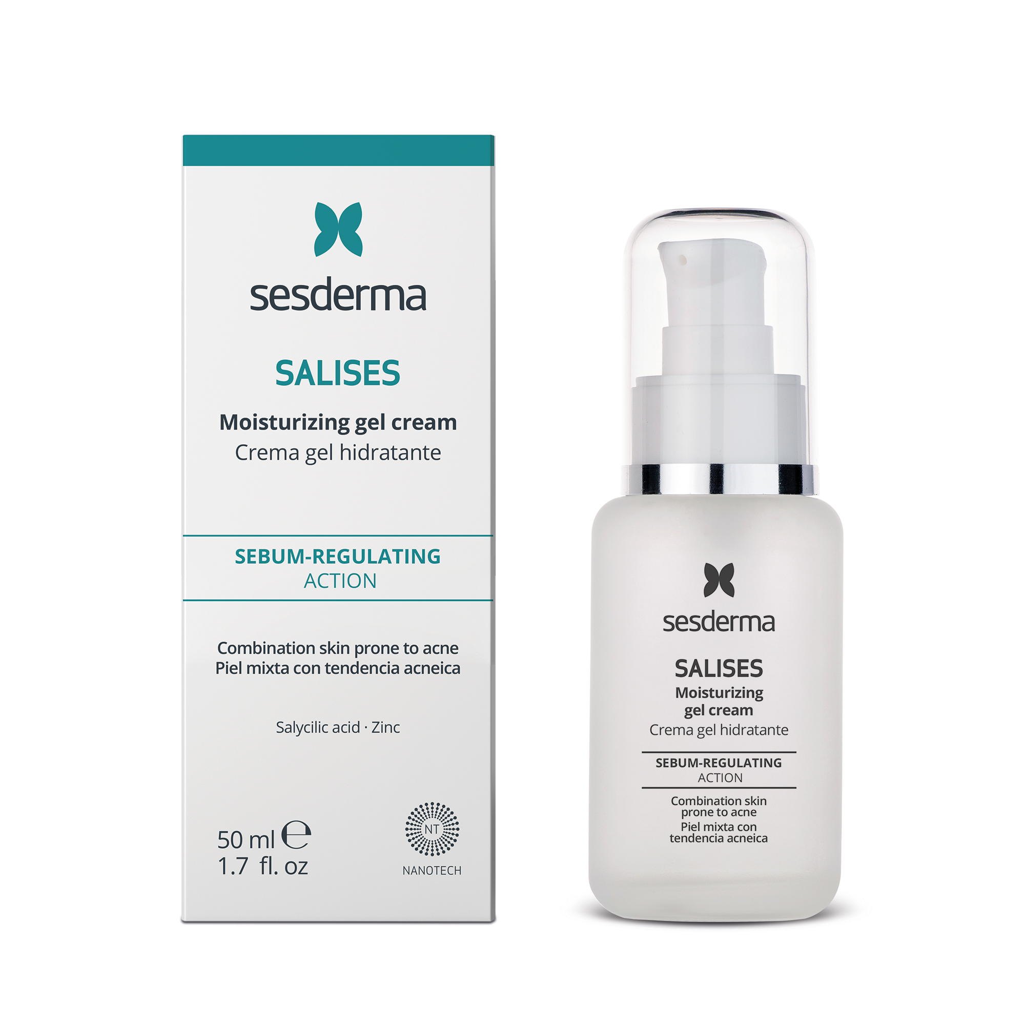 8470002031746 SESDERMA drėkinamasis gelinis kremas SALISES, 50 ml - Image 1