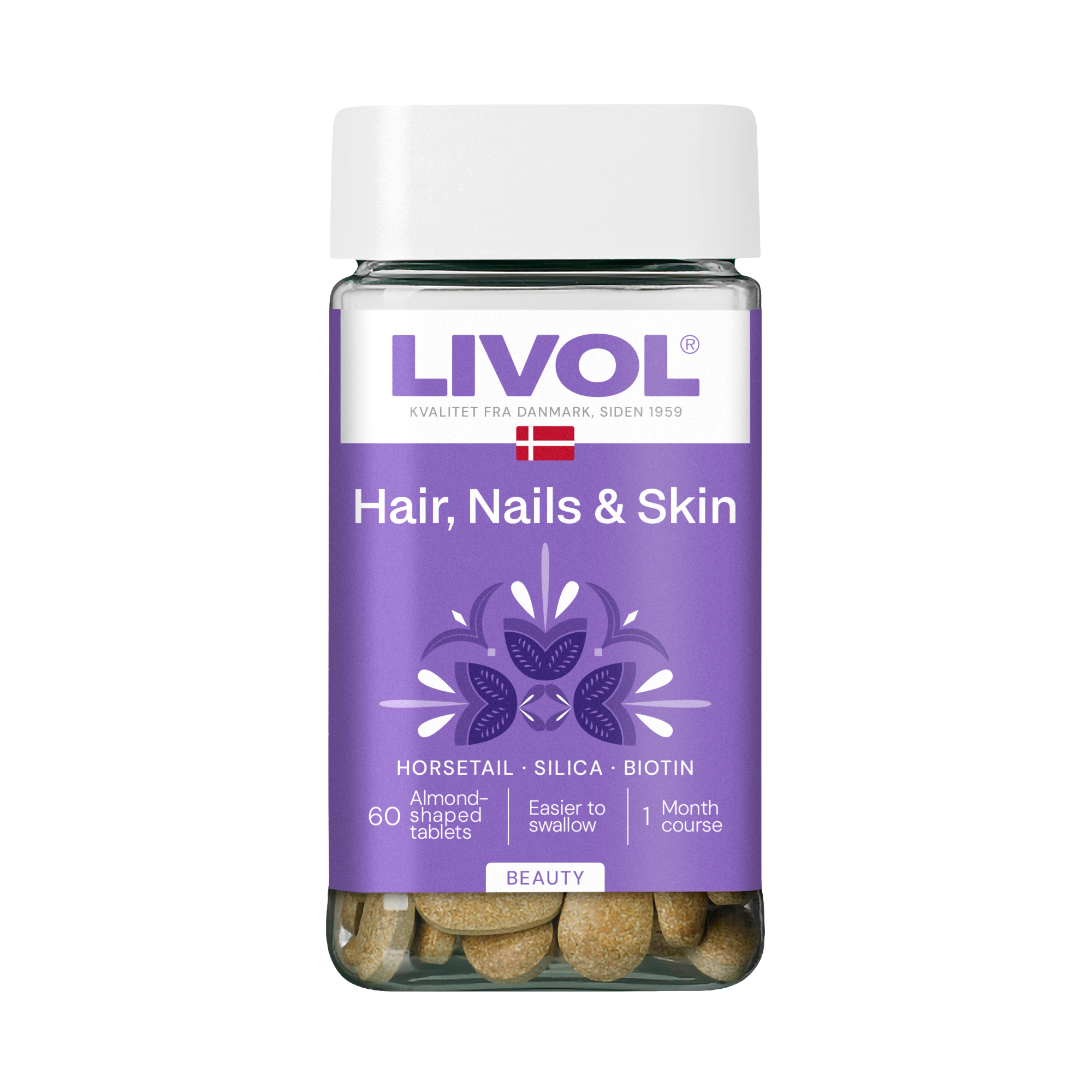 Livol_Hair-Nails-Skin LIVOL Hair, Skin & Nails, 60 tablečių - Image 1