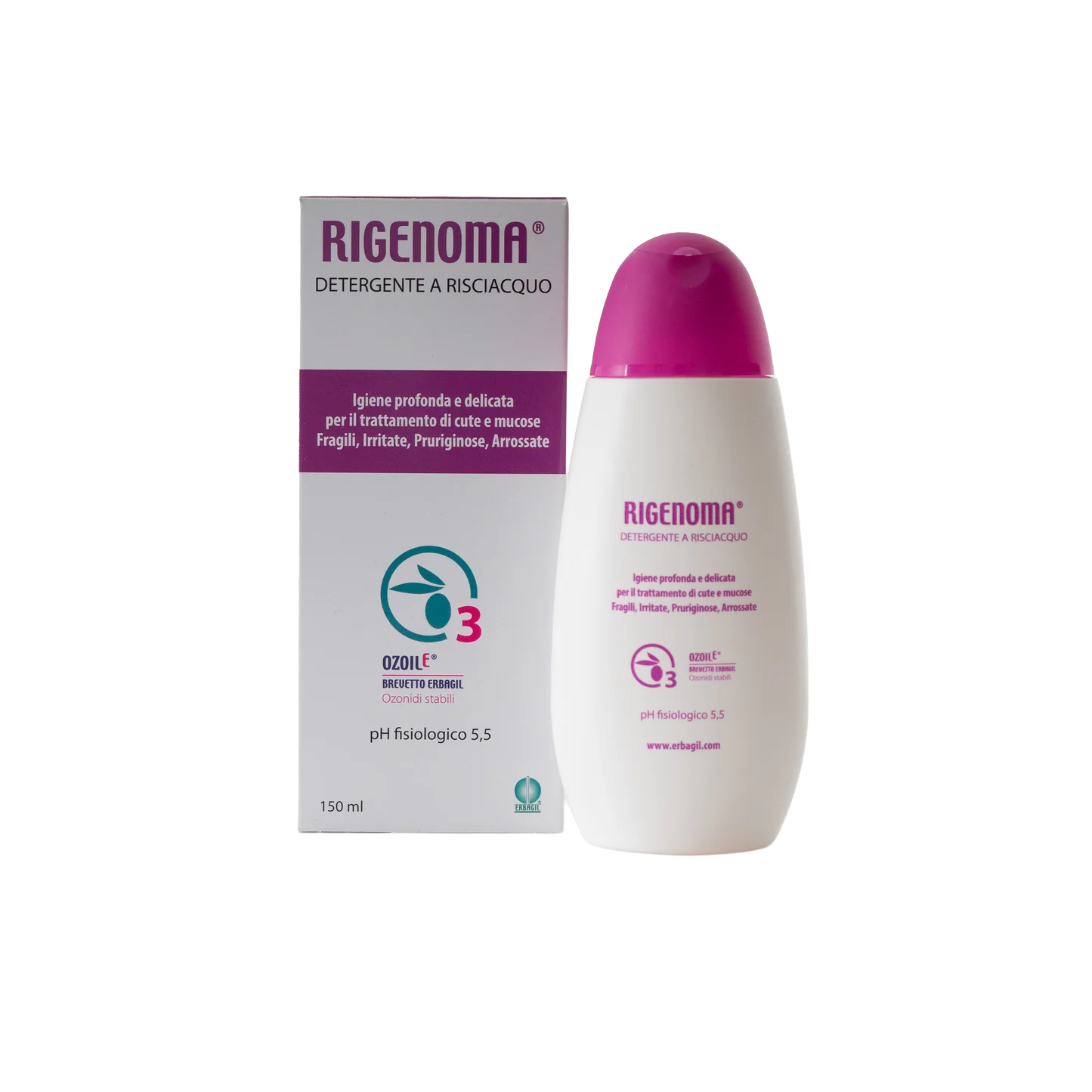 RIGENOMA-SVELNUS-PRAUSIKLIS RIGENOMA® švelnus prausiklis, 150 ml - Image 1