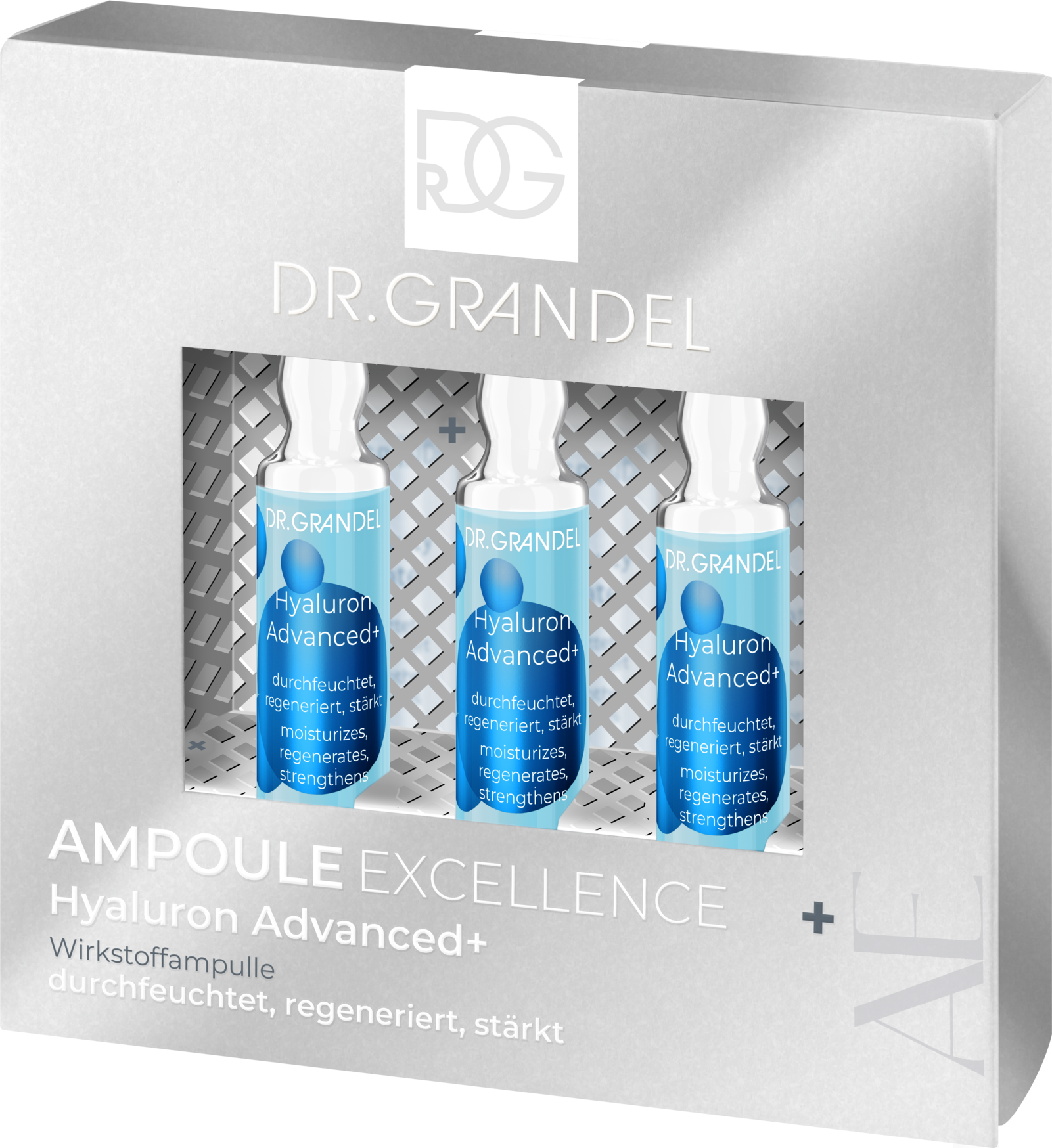 advanced 9ml DR. GRANDEL aktyvių ingredientų koncentrato ampulės ADVANCED+, 3 vnt. x 3 ml - Image 1