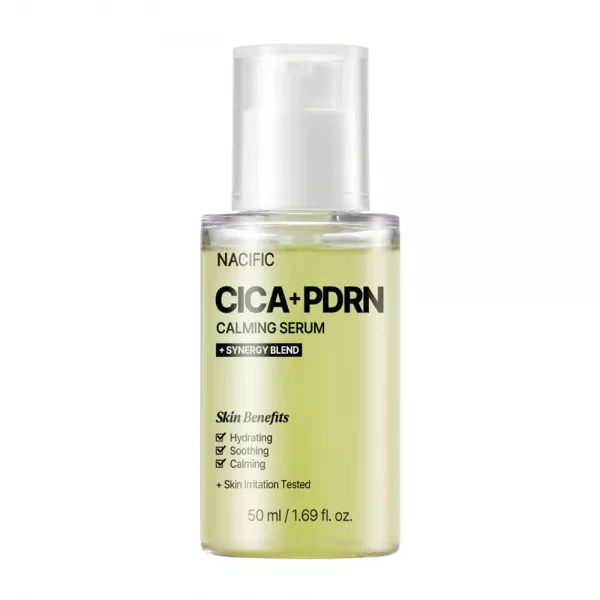 nacific-veido-serumas-cica-pdrn-calming-serum-50-ml-0 NACIFIC Cica PDRN Calming drėkinantis ir raminantis veido serumas, 50 ml - Image 1