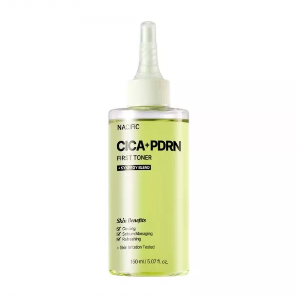 nacific-veido-tonikas-cica-pdrn-first-toner-150-ml-0 NACIFIC Cica PDRN First drėkinantis ir raminantis veido tonikas, 150 ml - Image 1