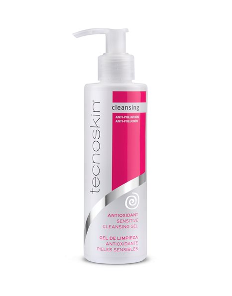 antioxidant-sensitive-cleansing-gel-normal TECNOSKIN valomasis gelis jautriai odai ANTIOXIDANT SENSITIVE CLEANSING GEL 200 ml - Image 1