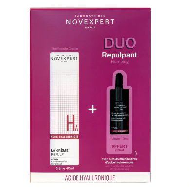 novexpert-anti-aging-rinkinys-su-hialurono-rugstimi-1.png NOVEXPERT rinkinys su Hialurono rūgštimi (kremas su HA, 30ml; serumas su HA, 10ml) - Image 1