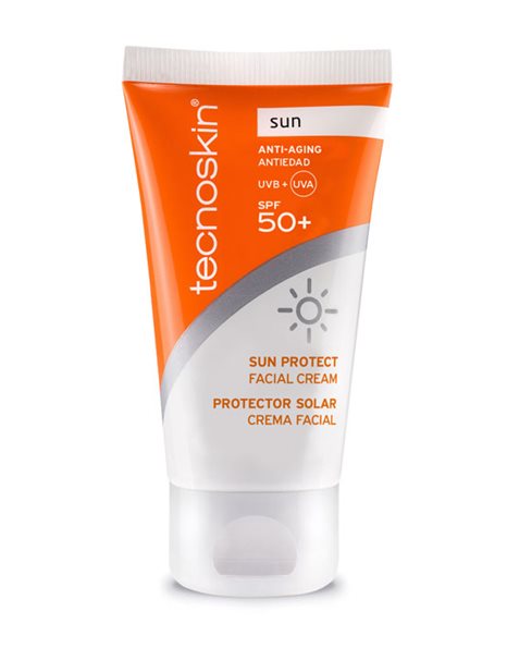 sun-protect-facial-cream-50 TECNOSKIN Apsauginis veido kremas nuo saulės SUN PROTECT FACIAL CREAM SPF50+ 50ml - Image 1